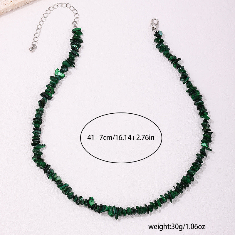 Planderful Vienna Verve Necklace – Fashionable Multicolored Glass Stone Design