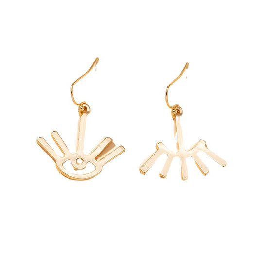Bold Statement Eyebrow Earrings - Vienna Verve Earrings from Planderful Collection