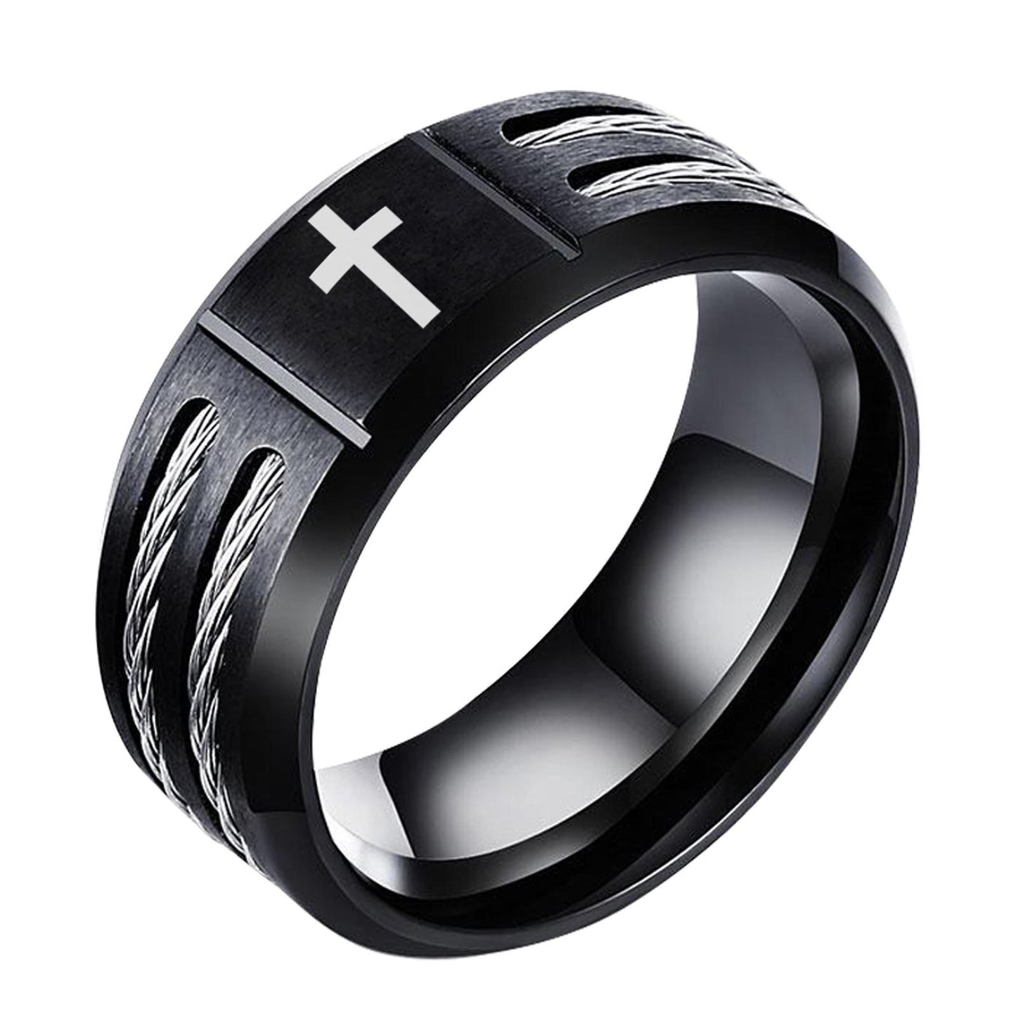 9mm Stainless Steel Ring For Men Everyday Genie Jewelry