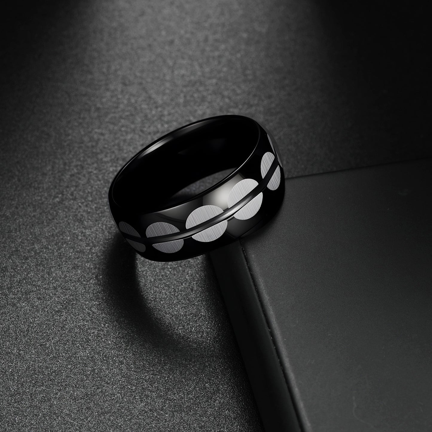 Planderful Everyday Genie Two Tone Stainless Steel Ring Unisex Fade Resistant Durability