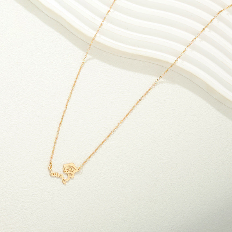 Digital Metal Pendant Necklace - Vienna Verve Collection