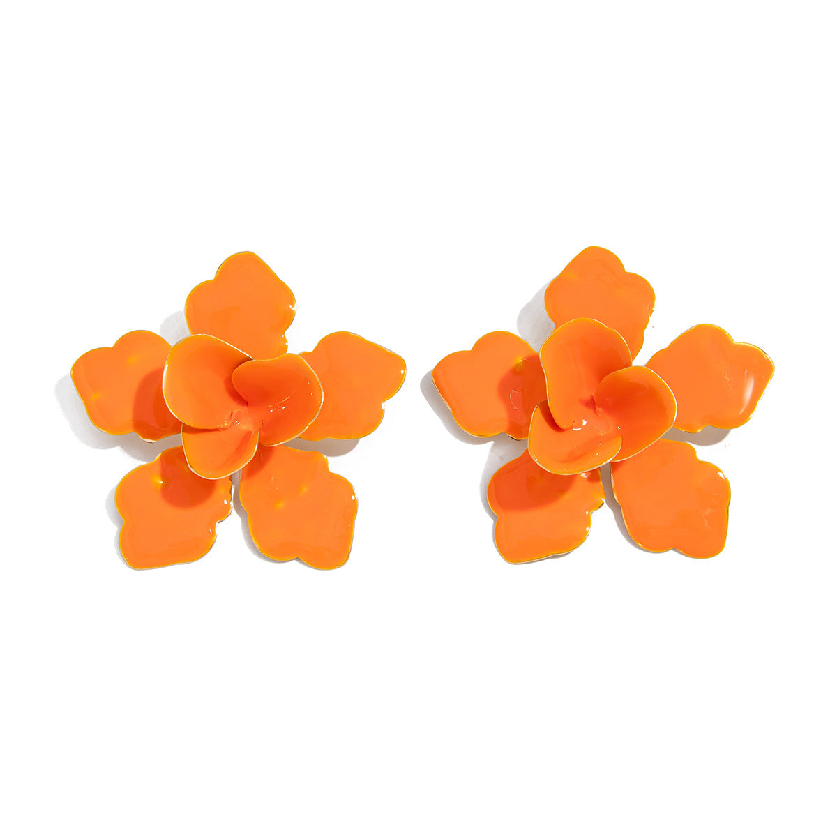 Planderful Vienna Verve Earrings – Exaggerated Flower Design for Vacation Style
