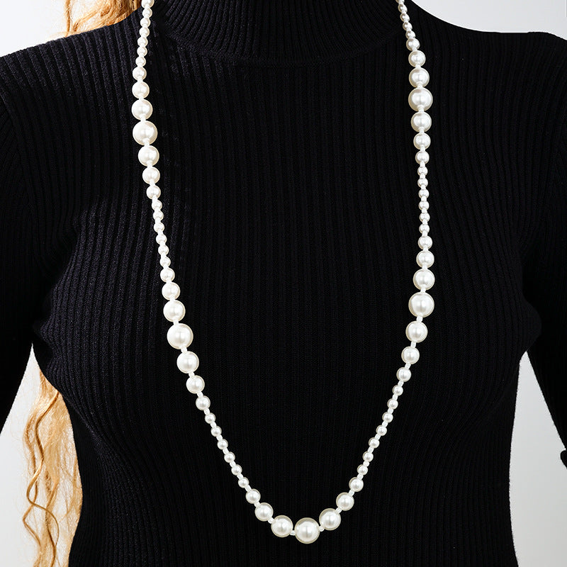 Planderful Vienna Verve Necklace – Elegant Double-Layer Pearl Design