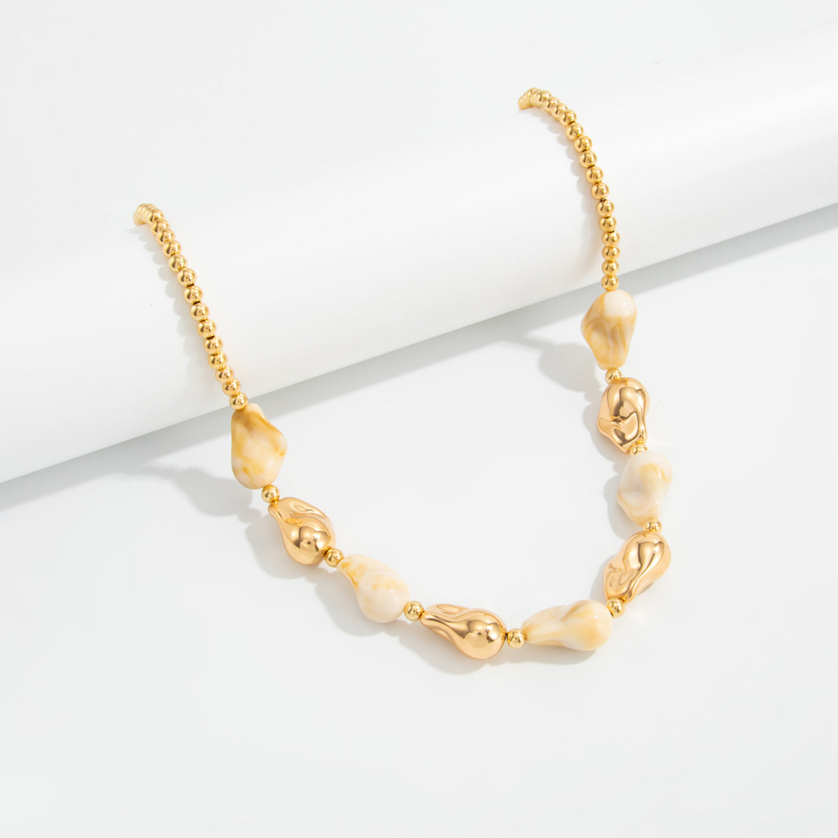 French Baroque Pearl Bead Necklace
