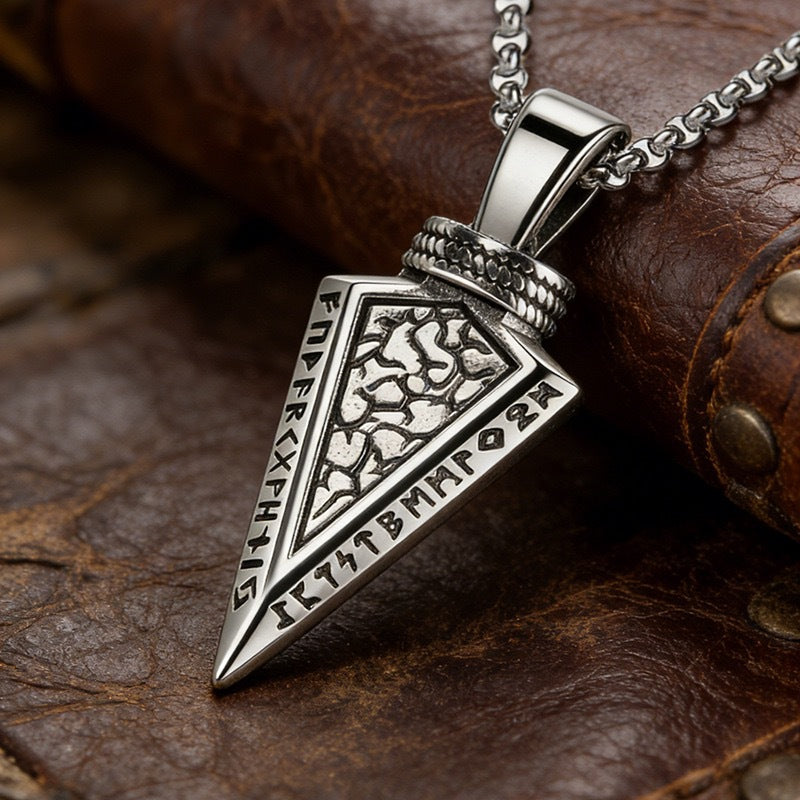 Viking Nordic Stainless Steel Men's Pendant Necklace