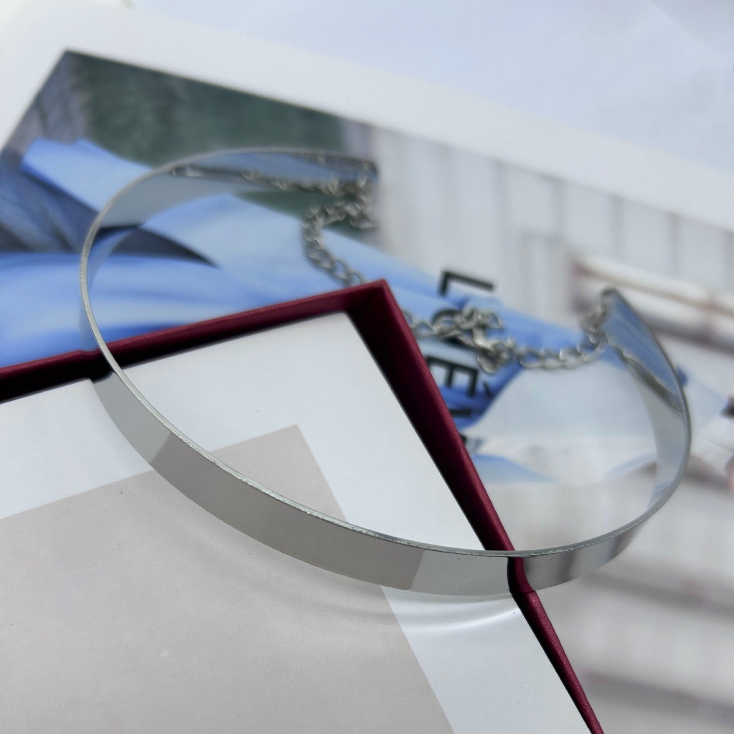 Planderful Savanna Rhythms Alloy Choker – Exaggerated Fashion Statement