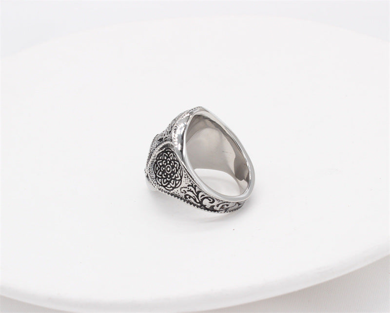 Titanium Steel Skull Ring