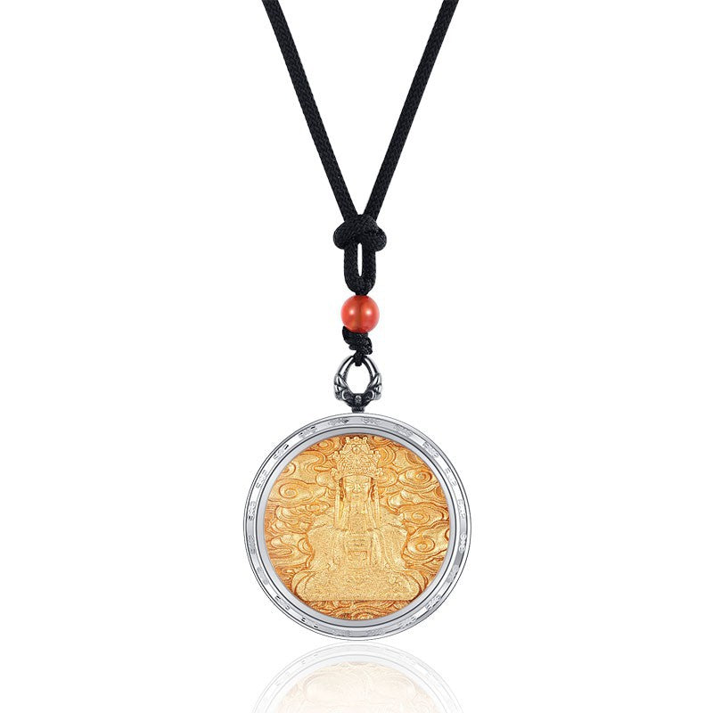 Steel Necklace – Elegant Everyday Buddha Gift