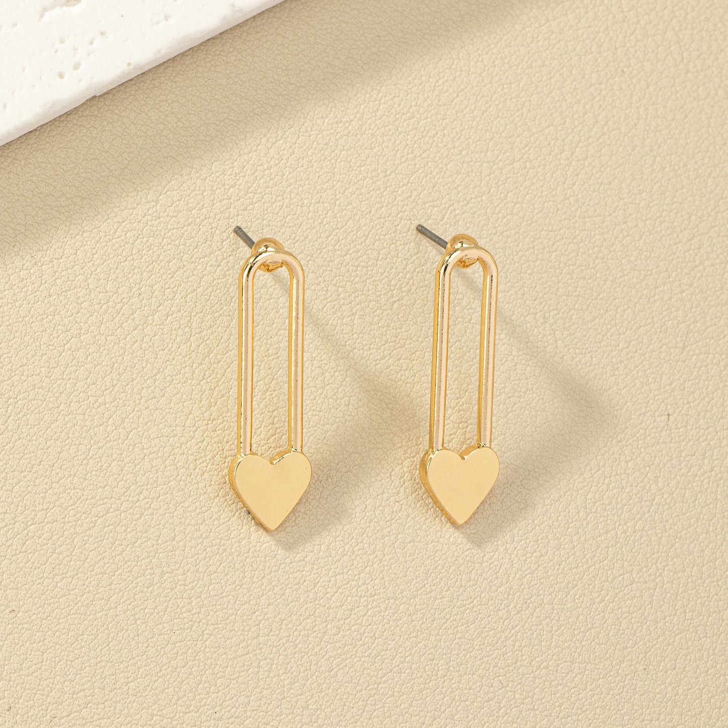 Metal Love Pins and Vienna Verve Earrings Set