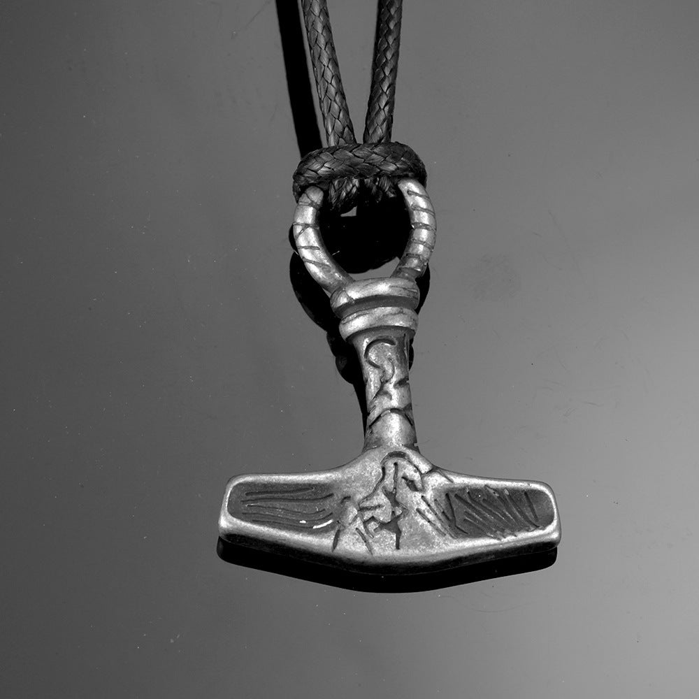Hip-Hop European And American Neckwear Viking Pendant Necklace