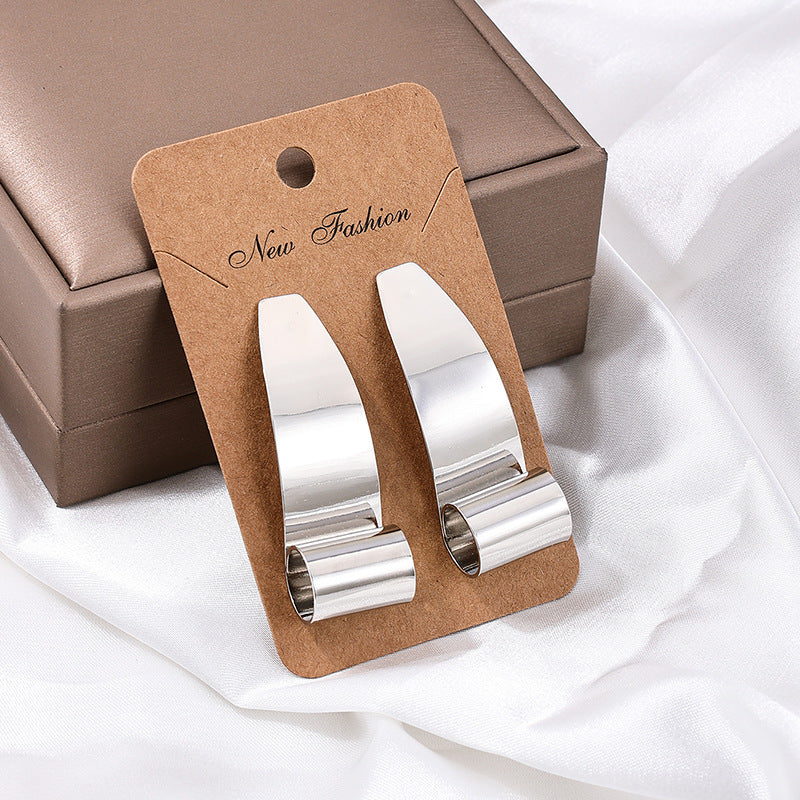 Fashion-forward Metal Earrings - Vienna Verve Collection