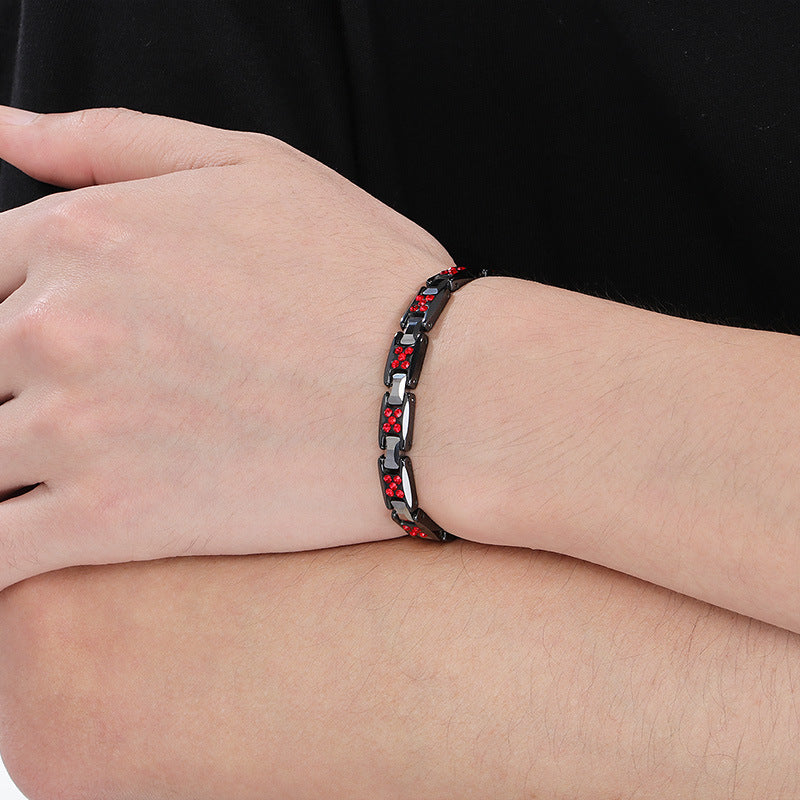 Planderful Dopamine Magnet Tungsten Bracelet Unisex