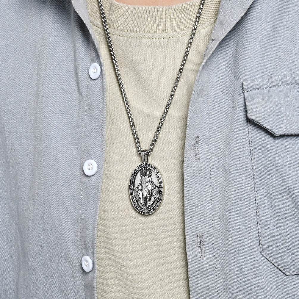 Stainless Steel Vintage Necklace