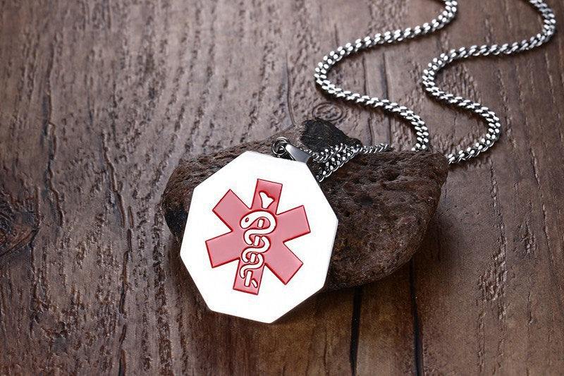 Double Snake Staff Pendant Trendy Men's Jewelry Wholesale