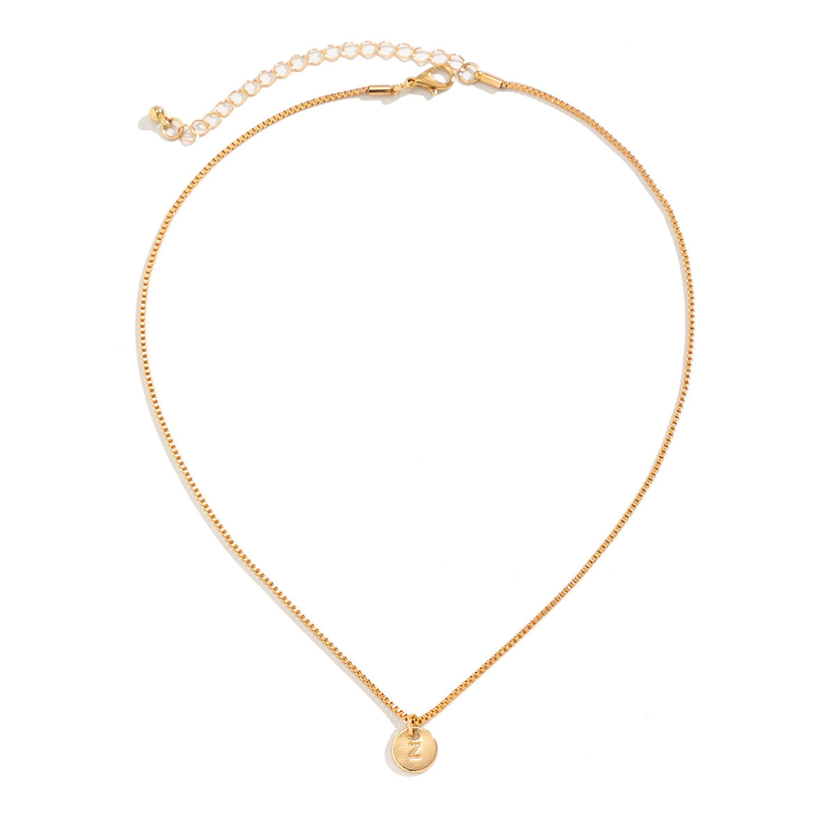 Customized 26-Letter Pendant Necklace from Europe and America for Women