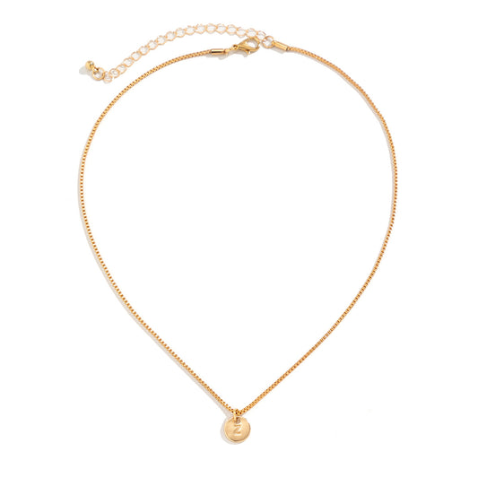 Customized 26-Letter Pendant Necklace from Europe and America for Women