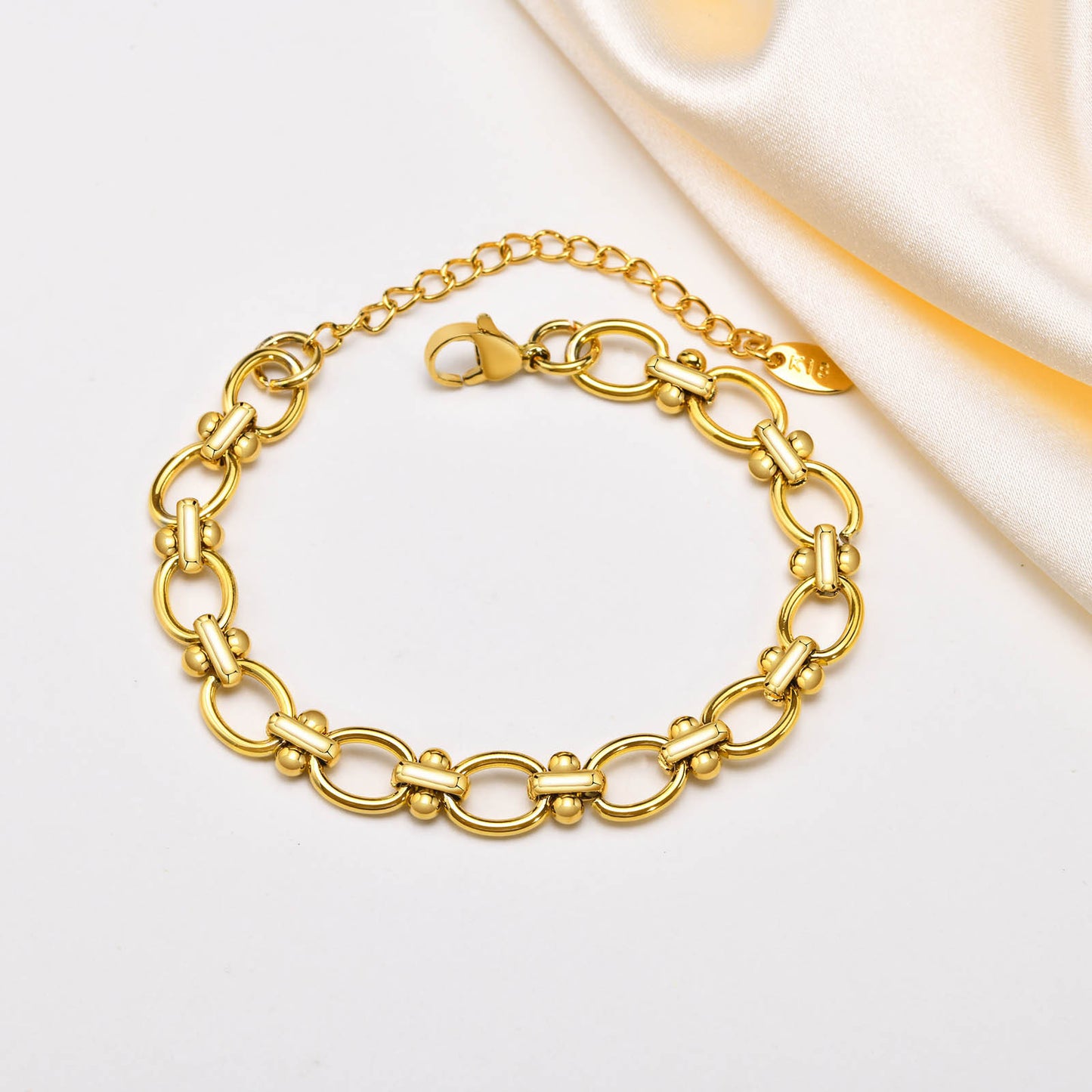 Gold Stainless Steel Handmade Chain Jewelry for Women