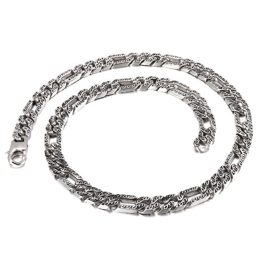 Stainless Steel Necklace,, Casting Titanium Steel Necklace Bouncing