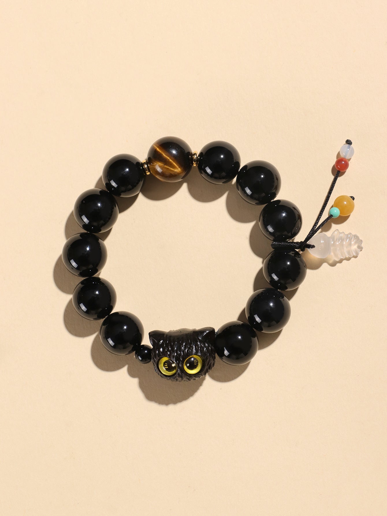 Planderful Fortune's Favor Bracelet – Personalized Obsidian Design