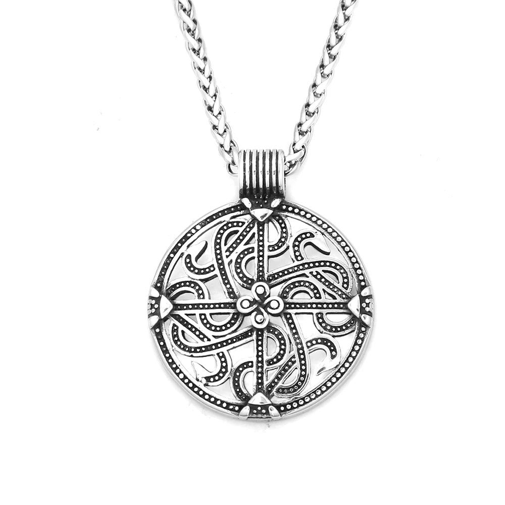 Celtic Viking Stainless Steel Men's Pendant Necklace