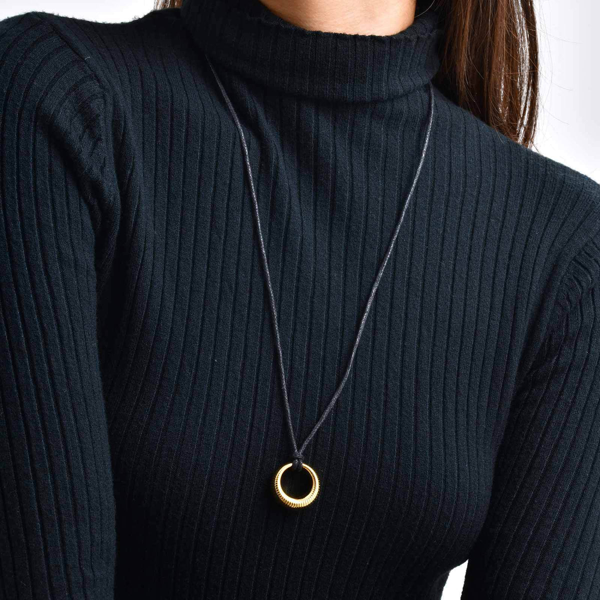 Stainless Steel Black Necklace