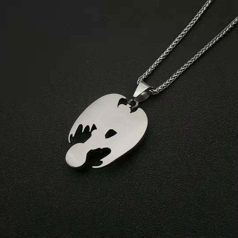 Gold-Plated Titanium Steel Necklace – Vintage Dragon Cross Pendant For Men Everyday Wear