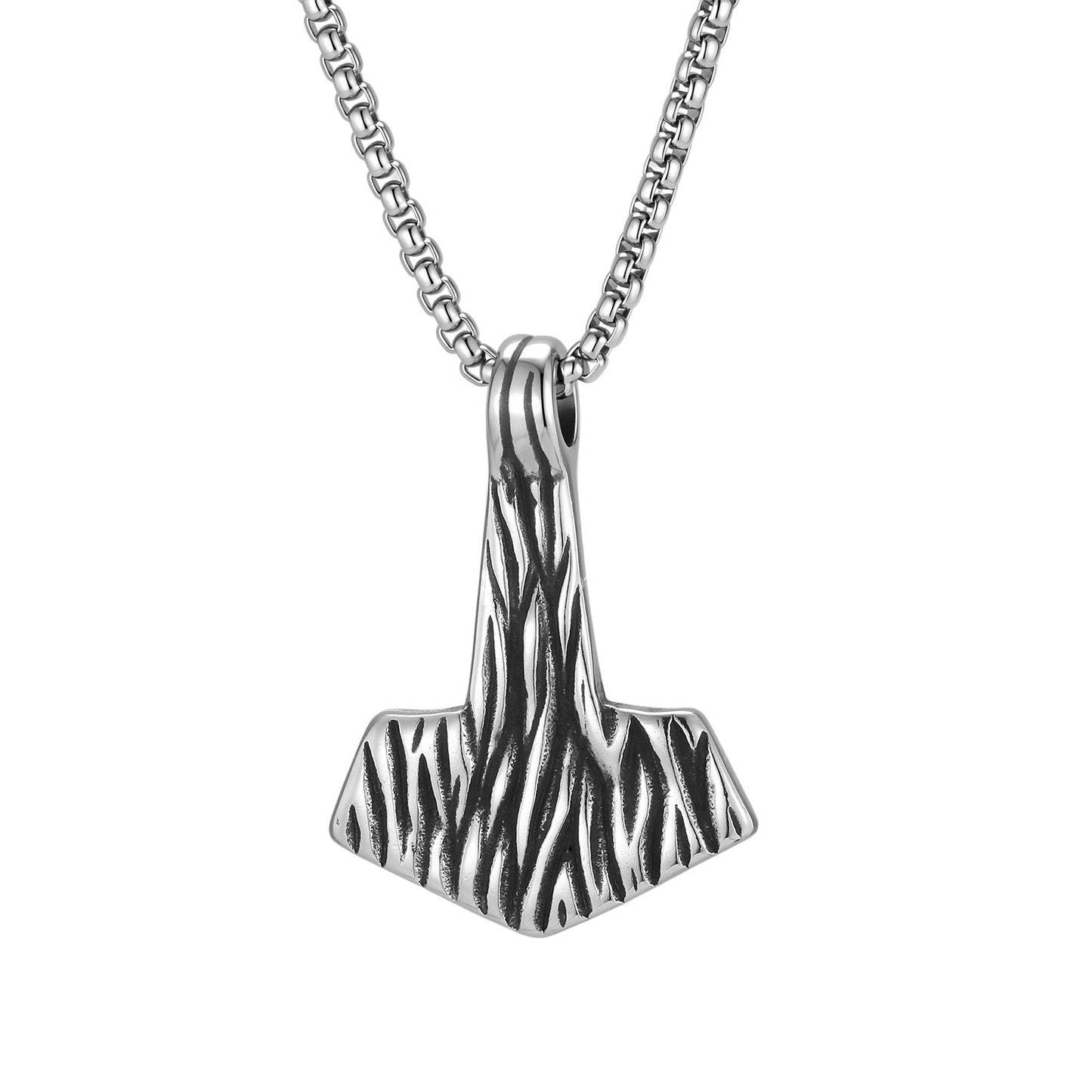Hot Selling Stainless Steel Dark Punk Thunder Gong Leisure Vitality Young Pendant Necklace