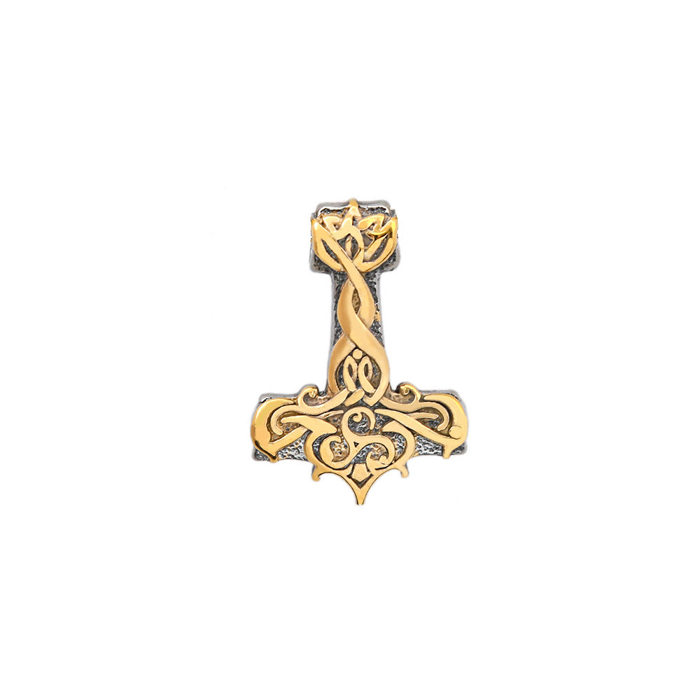European and American Personalized Fashion Jewelry Thor's Hammer Pendant Necklace