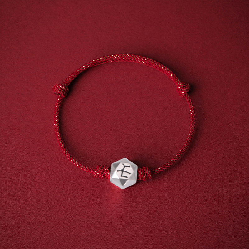 Fortune's Favor: Sterling Silver Constellation Bracelet for Couples