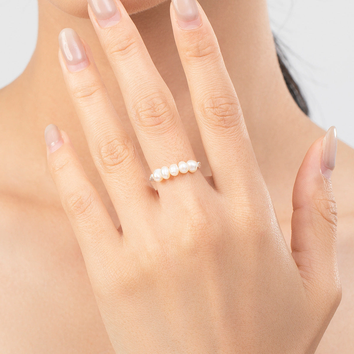 925 Sterling Silver Color-Beaded Ring