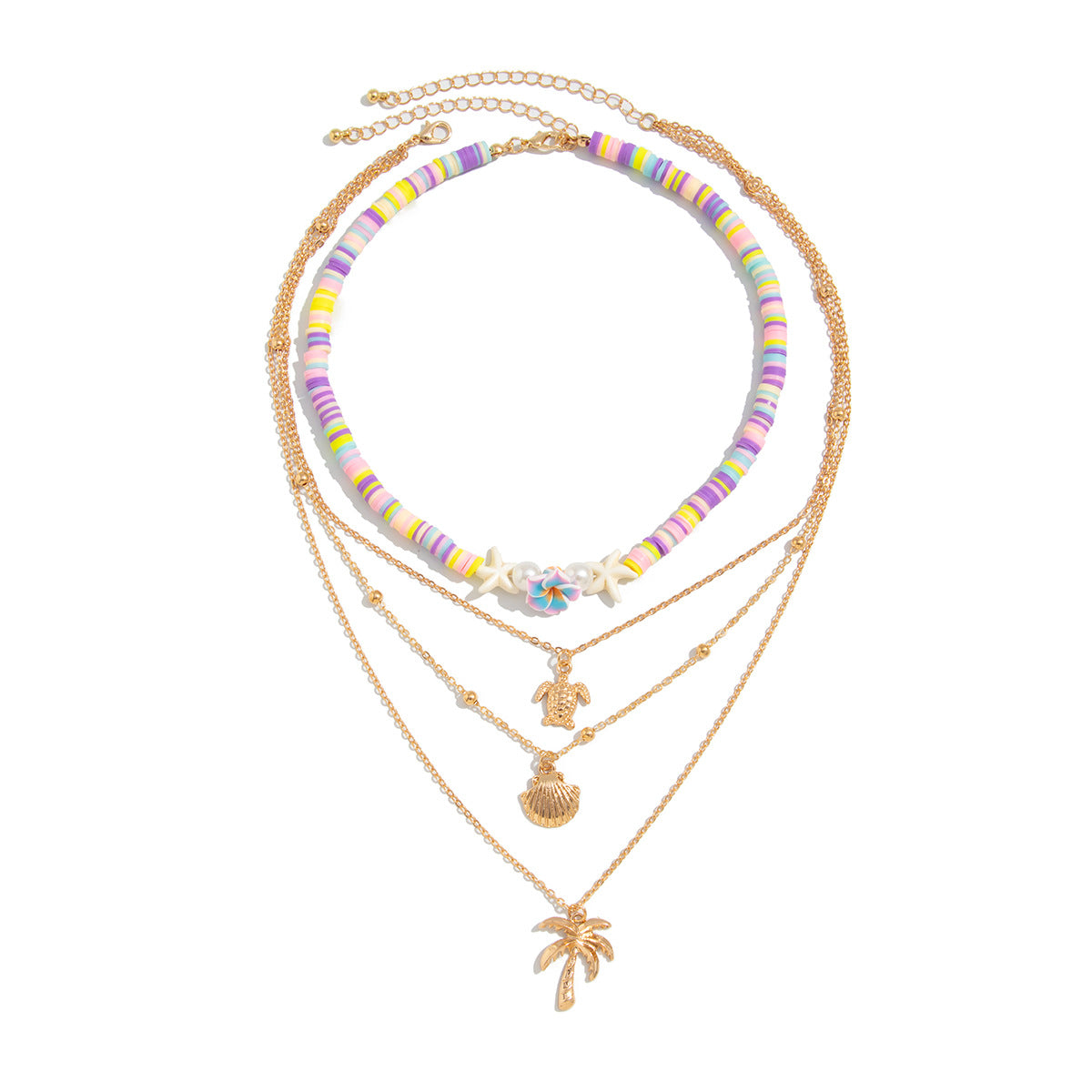 Planderful Vienna Verve Necklace – Multi-Layer Ocean Style Design