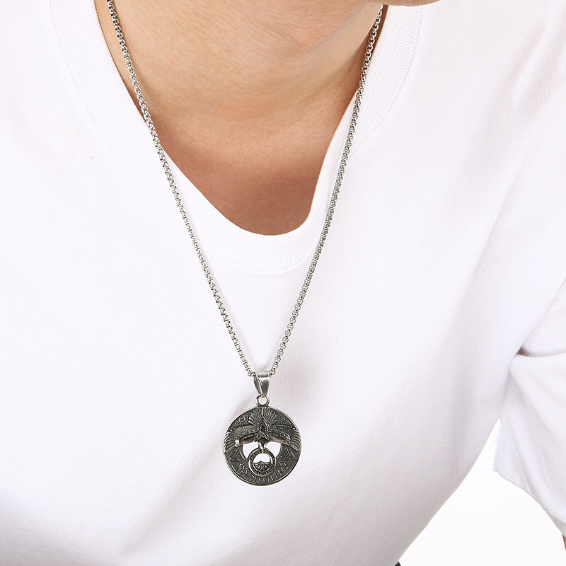 Planderful Celtic Knot Pendant Bold For Men Stainless Steel