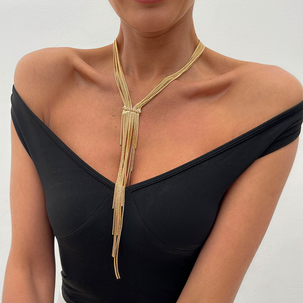 Planderful Vienna Verve Necklace – Unique Irregular Fringed Design
