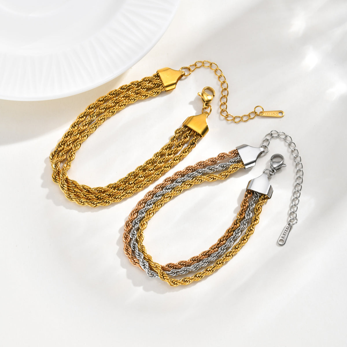Braided Stainless Steel Bracelet