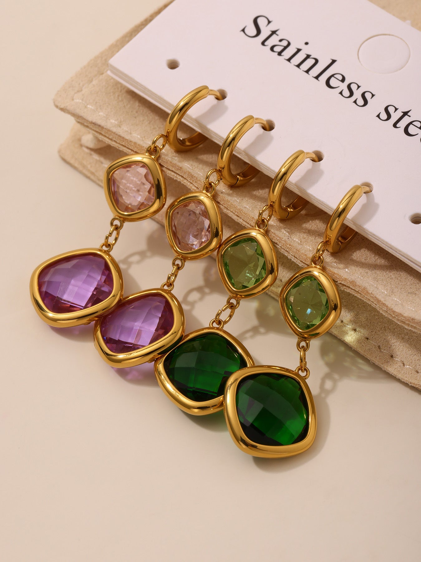 Planderful Czech Glass Earrings For Women Luxury Jewelry