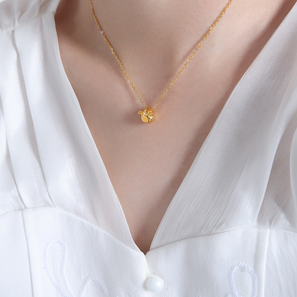 Enchanting Hip-Hop Style Cartoon Wings Necklace for Women