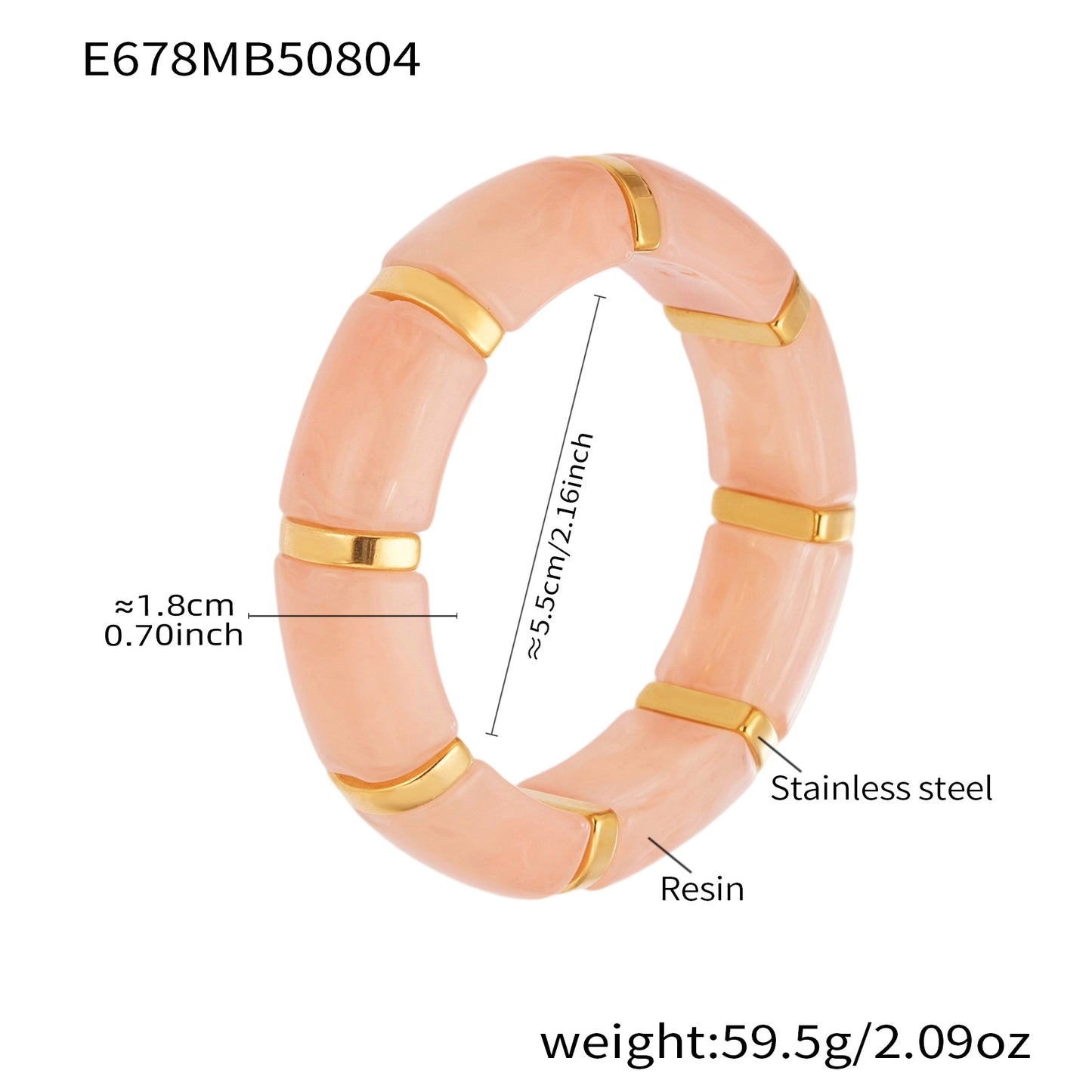 Planderful Everyday Genie Resin Elastic Bracelet For Fashion