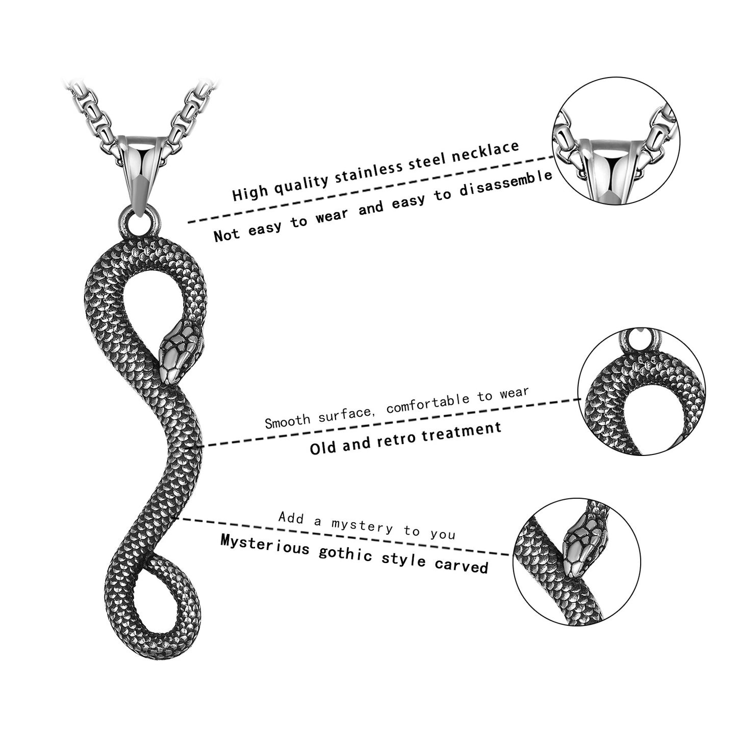 Steel Necklace – Minimalist