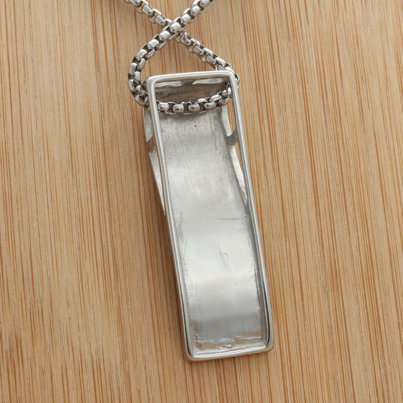Personalized Vintage Titanium Steel Whistle Pendant Necklace for Men - Trendy Punk Style