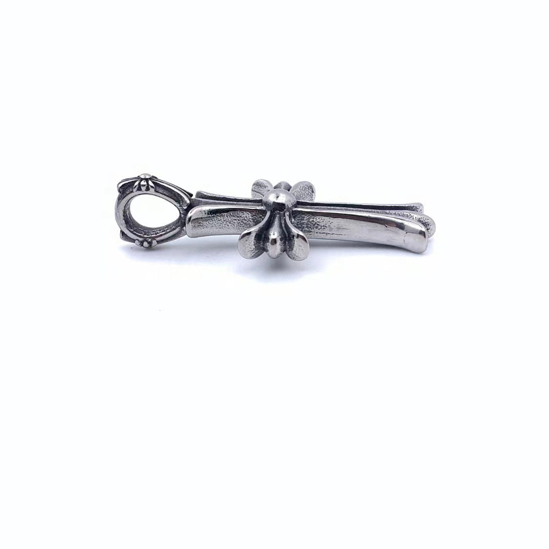 Planderful Titanium Steel Double Sided Cross Pendant Necklace For Men Boyfriend Street Fashion