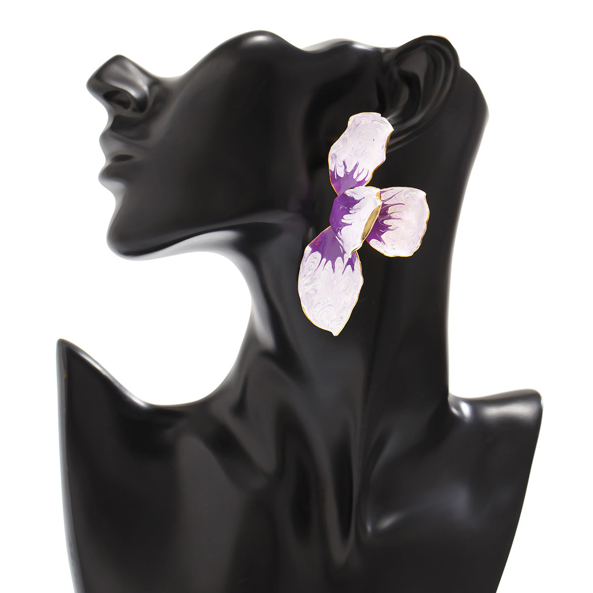 Planderful Vienna Verve Stud Earrings For Women Versatile Metal Statement Jewelry