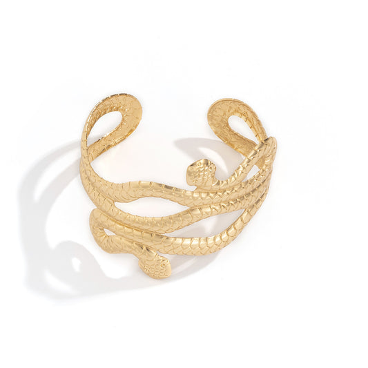 Snake Twisted Open Bracelet from Vienna Verve Collection