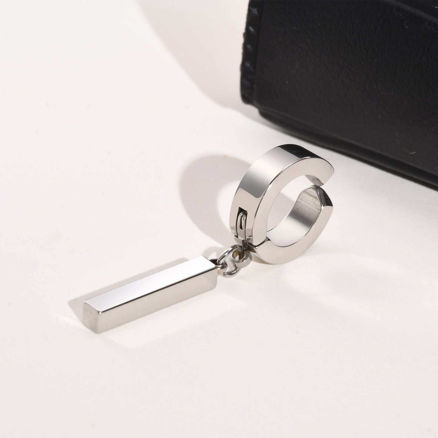 Wholesale Earrings Stainless Steel Geometric Earclips for Men