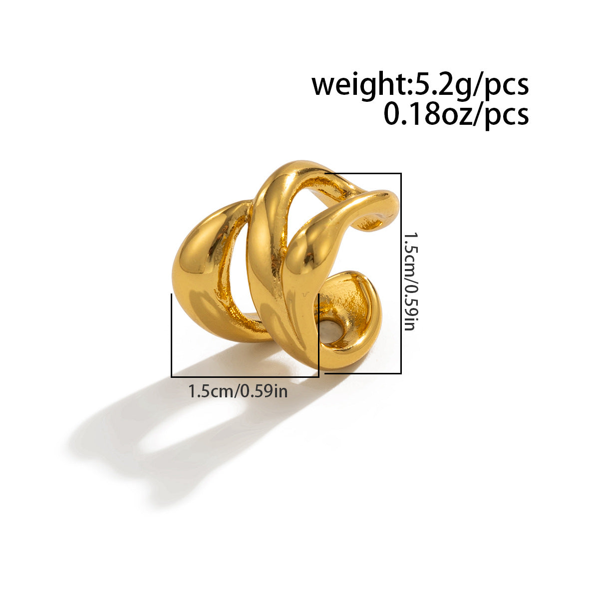 Planderful Clip On Earrings Stainless Steel Ear Clips For Non Pierced Ears Vienna Verve Statement Jewelry