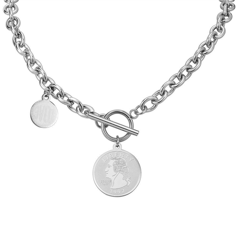 Planderful Titanium Steel Necklace For Women And Men, Personalized Minimal Collarbone Chain, Elegant Unisex Statement