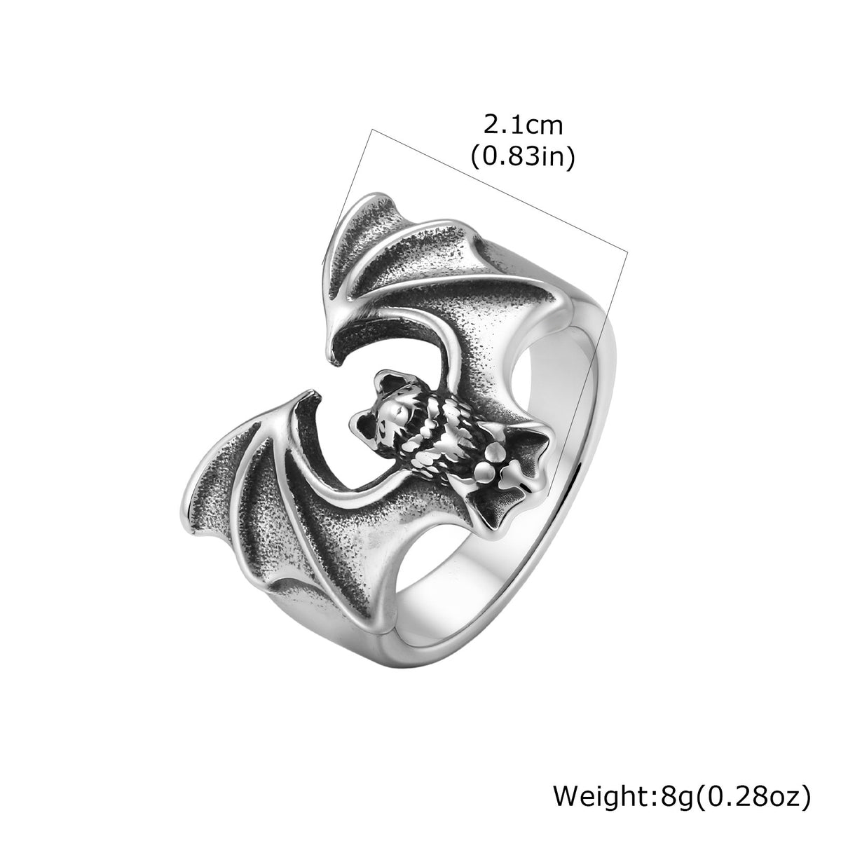Bat Ring Punk Hip Hop Halloween