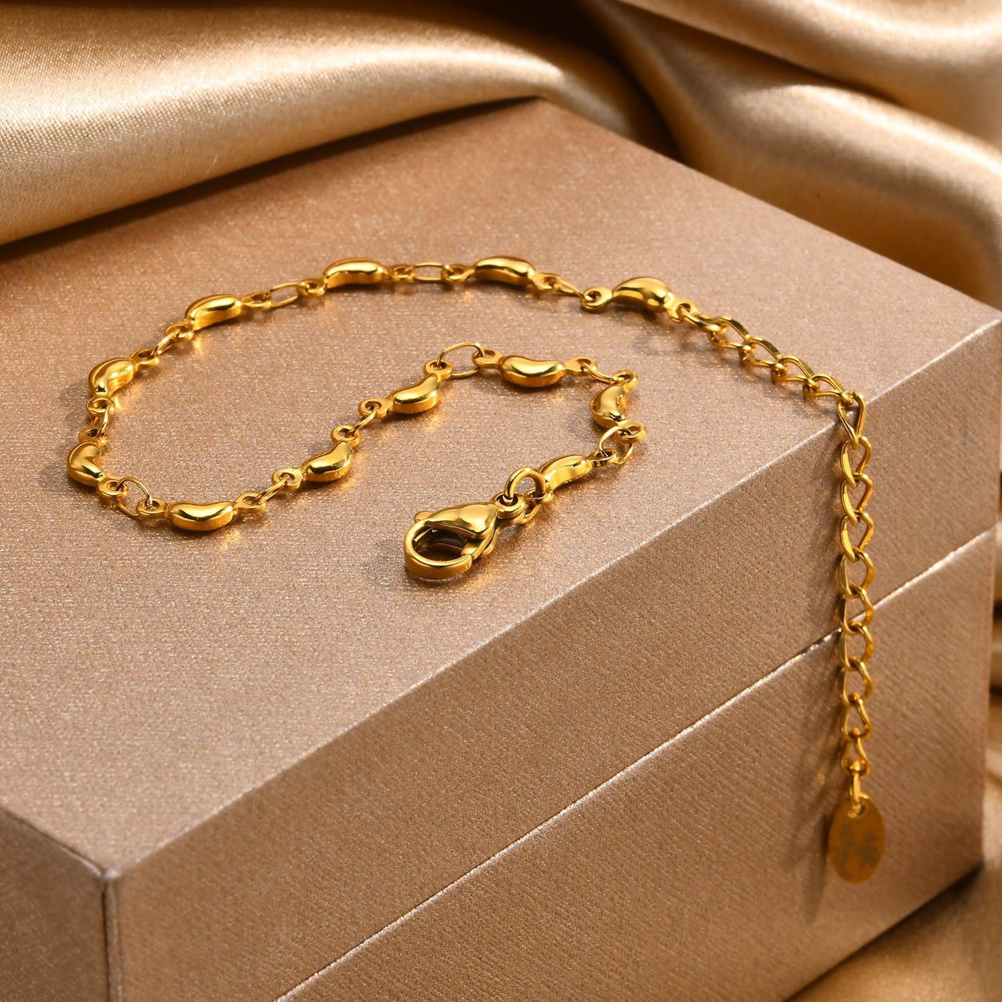 Stainless Steel Dolphin Accessories 18K Gold Bracelet Women