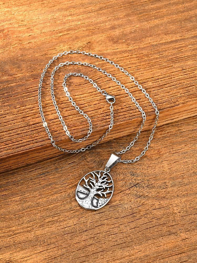 Tree of Life Stainless Steel Pendant