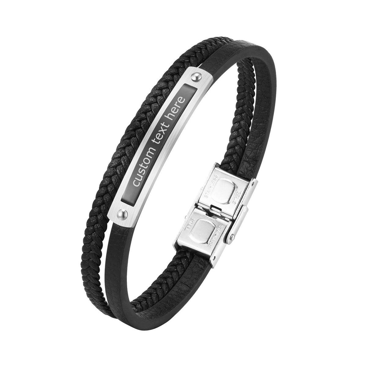 Black Stainless Steel Bracelet