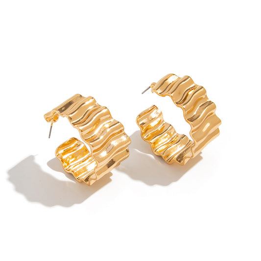 Planderful Vienna Verve Earrings – Unique Irregular Geometric Design